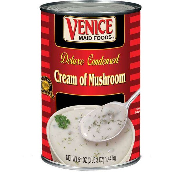 Venice Maid Cream Of Mushroom Soup 51 oz., PK12 - 1015