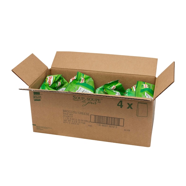Knorr Knorr Soup Du Jour Broccoli Cheese 21 oz., PK4 - 84126747