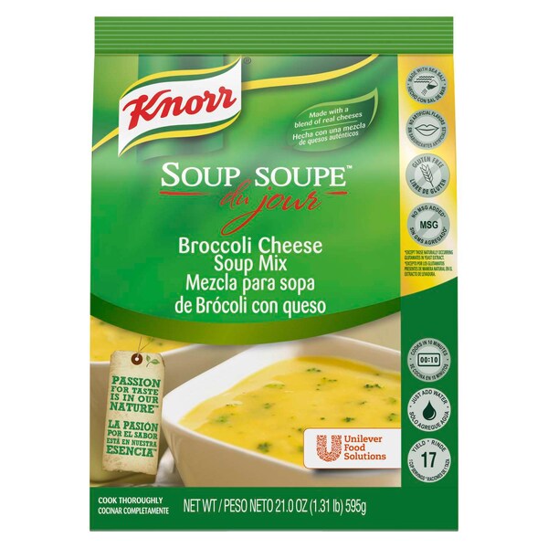 Knorr Knorr Soup Du Jour Broccoli Cheese 21 oz., PK4 - 84126747