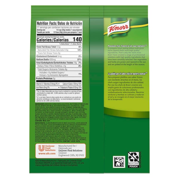 Knorr Knorr Soup Du Jour Broccoli Cheese 21 oz., PK4 - 84126747
