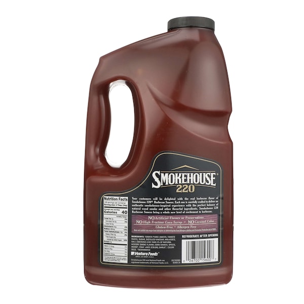 Smokehouse Barbecue Sauce Sweet & Smoky 1 gal., PK4 - 20776SMH