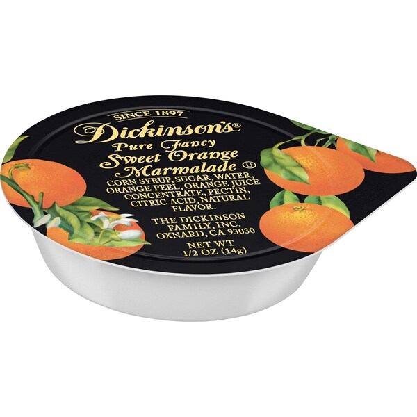 Dickinson Dickinson Portion Control Orange Marmalade 0.5 oz. Jar, PK200 - 5150021118