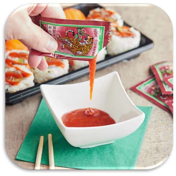 Kari-Out Siracha Sauce, 9 g Packet, 200PK - 1800600