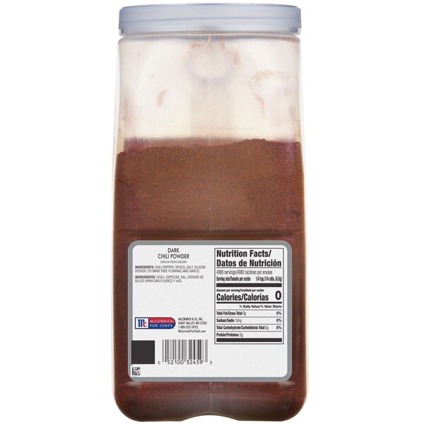 Mccormick McCormick Chili Powder Dark 5.5lbs Container, PK3 - 932459