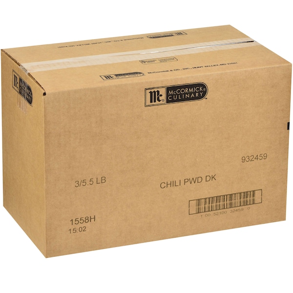 Mccormick McCormick Chili Powder Dark 5.5lbs Container, PK3 - 932459
