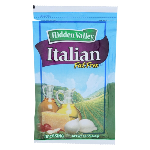 Hidden Valley Hidden Valley Fat Free Golden Italian Dressing 1.5 oz. Packet, PK84 - 85640HVR