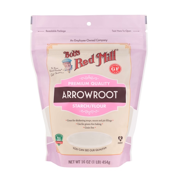 Bobs Red Mill Natural Foods Bob's Red Mill Gluten Free Arrowroot Starch Flour 16 oz. Bag, PK4 - 1030S164