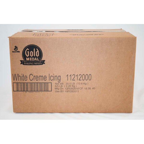 Gold Medal Gold Medal Baking Mixes White Creme Icing Mix 5lbs, PK6 - 16000-11212