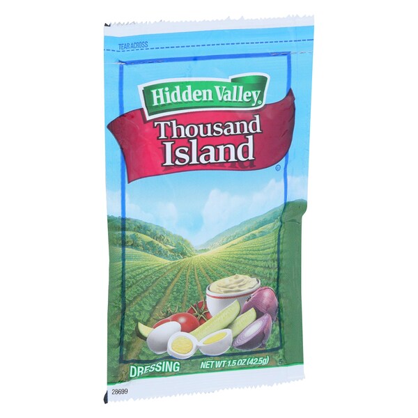 Hidden Valley Thick & Creamy Thousand Island Dressing 1.5 oz. Packet, PK84 - 85638HVR