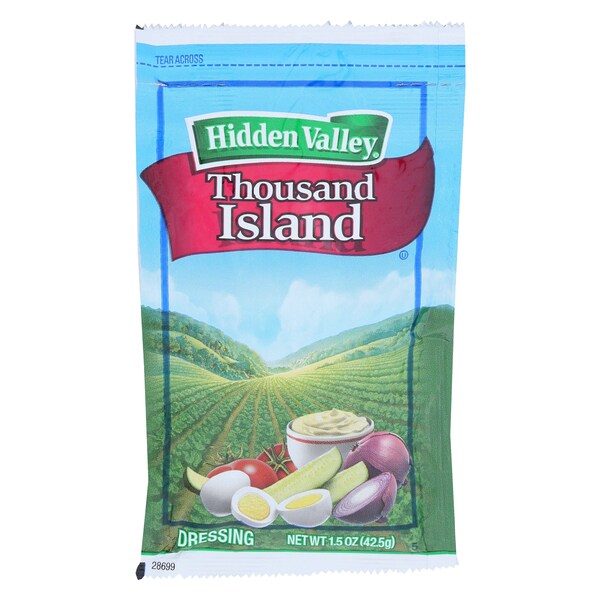 Hidden Valley Thick & Creamy Thousand Island Dressing 1.5 oz. Packet, PK84 - 85638HVR