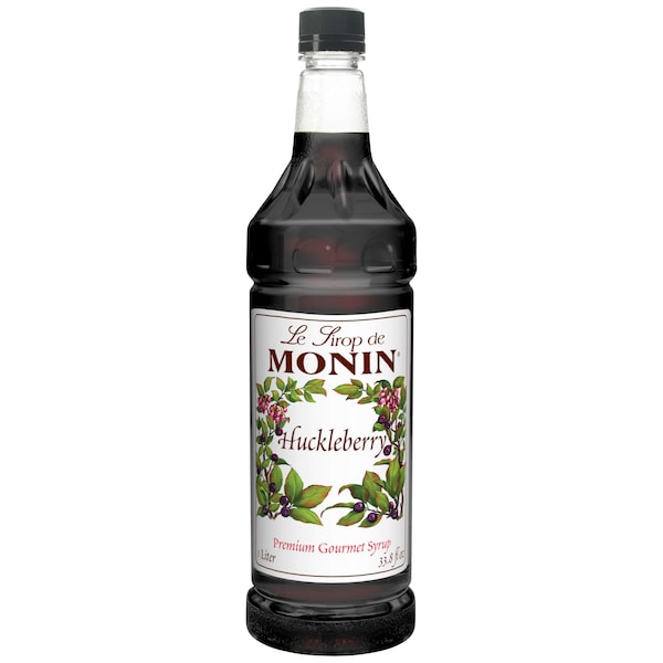 Monin Monin Huckleberry Syrup 1 Liter Bottle, PK4 - M-FR133F