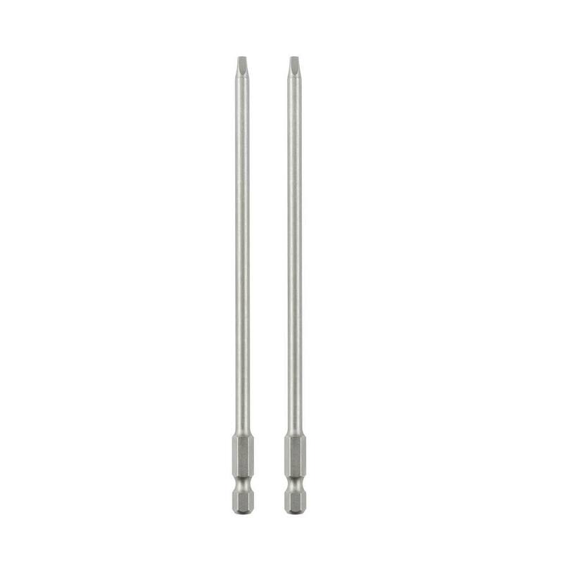 Broca cuadrada de 148 mm #2 para pistola de tornillo RIDGID (paquete de 2) compatible con la pistola de tornillo RIDGID R86630 - AC96615.
