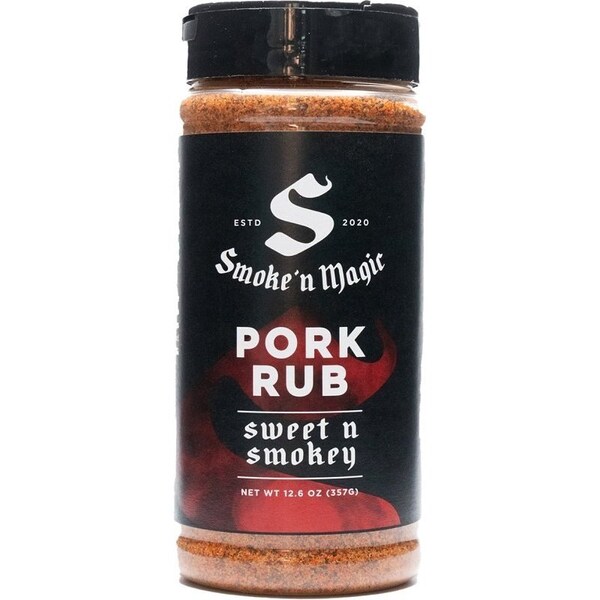 Smoke N Magic Smoke 'N Magic Rub Seasoning, Smokey Pork, 12.6 oz - OW29105