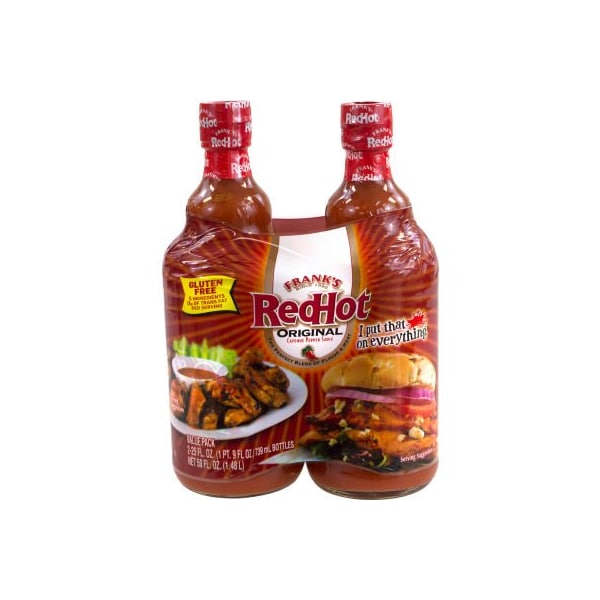 Green Rabbit Holdings Frank's Red Hot Original Hot Sauce, 25 oz, 2 Pack - 22000709