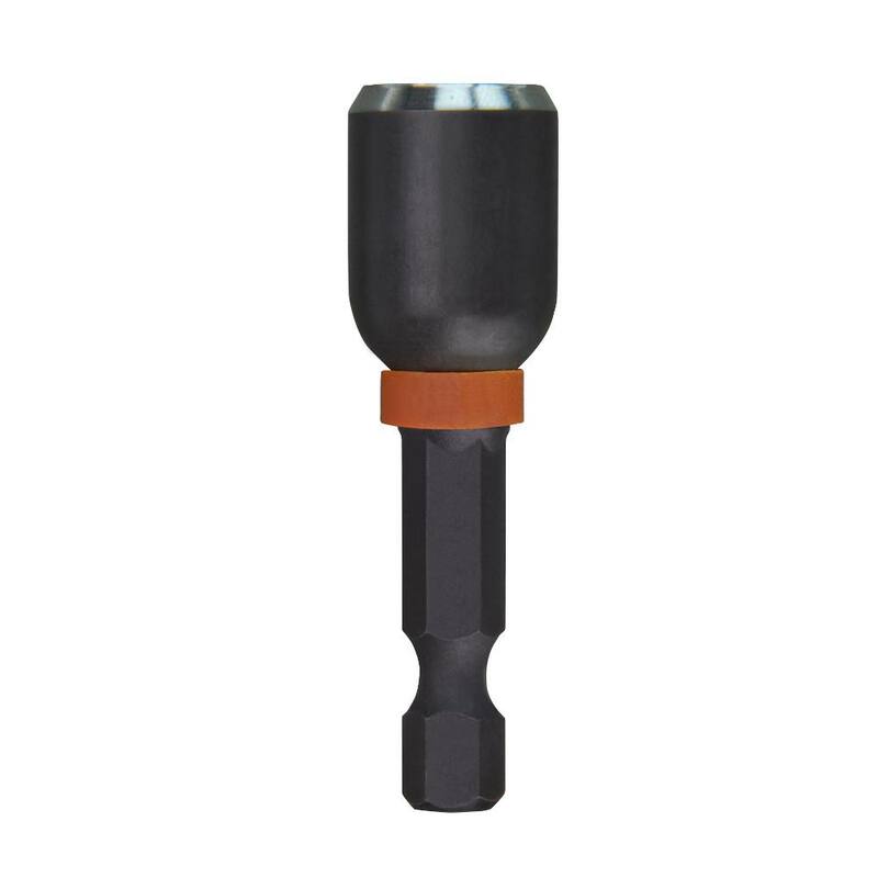 Milwaukee SHOCKWAVE Impact Duty 7/16 pulg. x 1-7/8 pulg. Llave de tuercas magnética de acero aleado (paquete de 1) - 49-66-4506