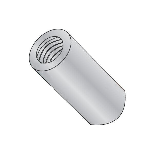 Newport Fasteners Round Standoffs, #4-40 Thrd Sz, 1/4 in Bd L, Aluminum Plain, 3/16 in OD, 1000 PK - 173053