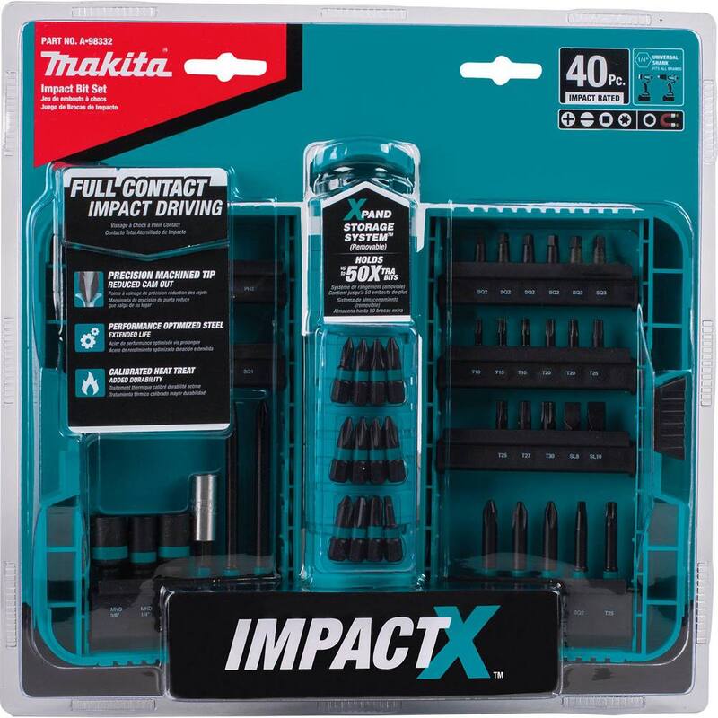 Set de puntas para taladro de impacto Makita (40 piezas) - A-98332
