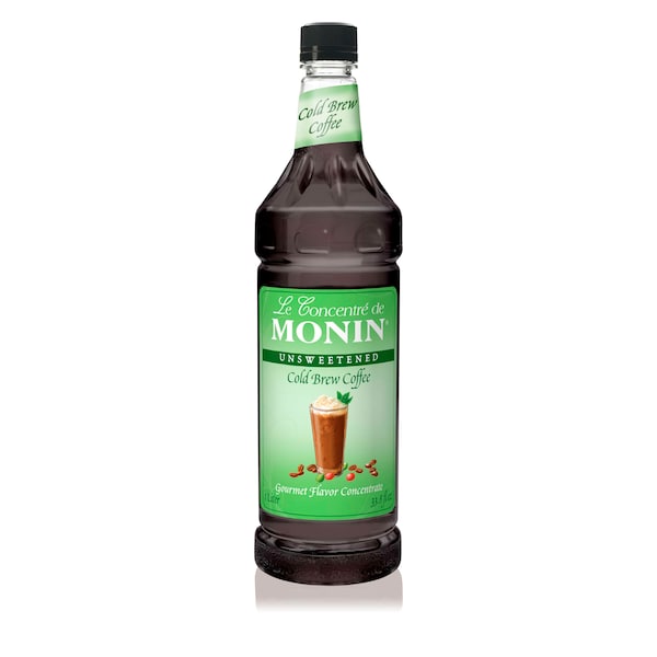 Monin Monin Cold Brew Coffee Concentrate 1 Liter Bottle, PK4 - M-FR135F