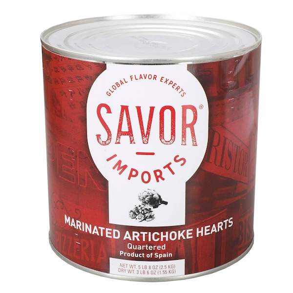 Savor Imports Savor Imports Quartered Marinated Artichoke Hearts 3kg, PK6 - 568036
