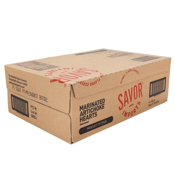 Savor Imports Savor Imports Quartered Marinated Artichoke Hearts 3kg, PK6 - 568036