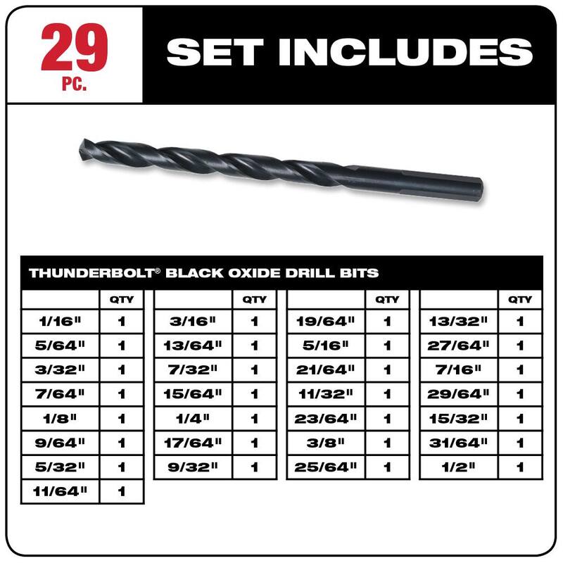 Juego de puntas de destornillador de acero de aleación de impacto Milwaukee SHOCKWAVE con estuche PACKOUT y juego de brocas de óxido negro (129 piezas) - 48-32-4082-48-89-2802