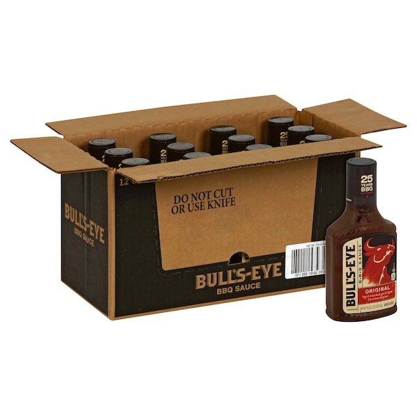 Bulls Eye Sauce Bull's Eye Original Barbecue 1.125lbs, PK12 - 00019582391819
