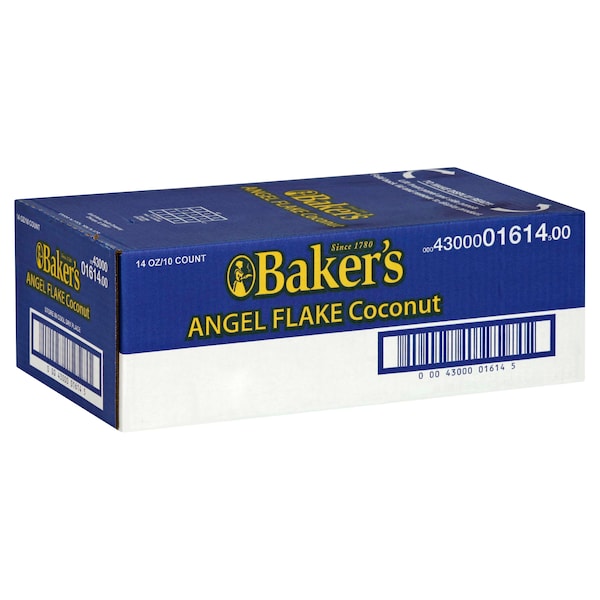 Bakers Baker's Coconut Display 14 oz., PK10 - 00043000016145