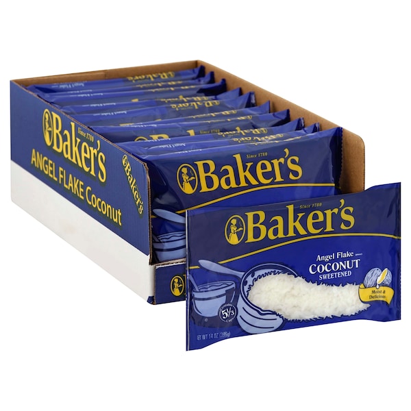 Bakers Baker's Coconut Display 14 oz., PK10 - 00043000016145