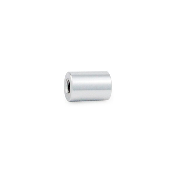 Gyford Round Standoffs, #10-24 Thrd Sz, 1/2 in Bd L, Aluminum Clear Anodized, 3/8 in OD - SO-050