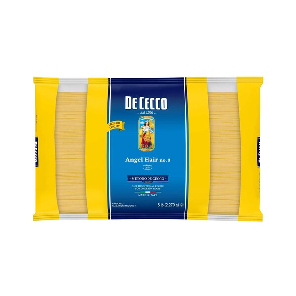 De Cecco De Cecco No. 9 Angel Hair 5lbs Bag, PK4 - VSA8009