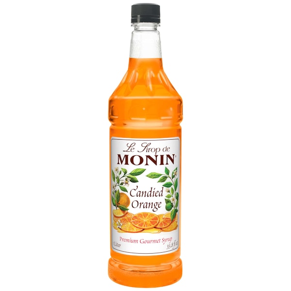 Monin Monin Candied Orange Syrup 1 Liter Bottle, PK4 - M-FR087F