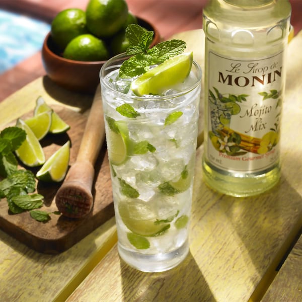 Monin Monin Mojito Mix Syrup 1 Liter Bottle, PK4 - M-FR053F
