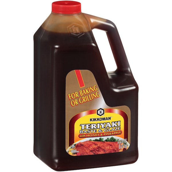 Kikkoman Kikkoman Teriyaki Baste & Glaze Honey & Pineapple Sauce 5lbs, PK6 - 01187