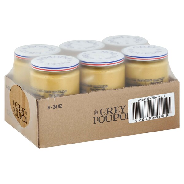 Grey Poupon Grey Poupon Mustard Dijon 1.5lbs Jar, PK6 - 10054400000556