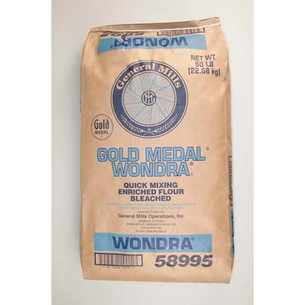 Gold Medal Gold Medal Wondra Quick Mixing Enriched Bleached Malted Flour 50lbs - 16000-58995