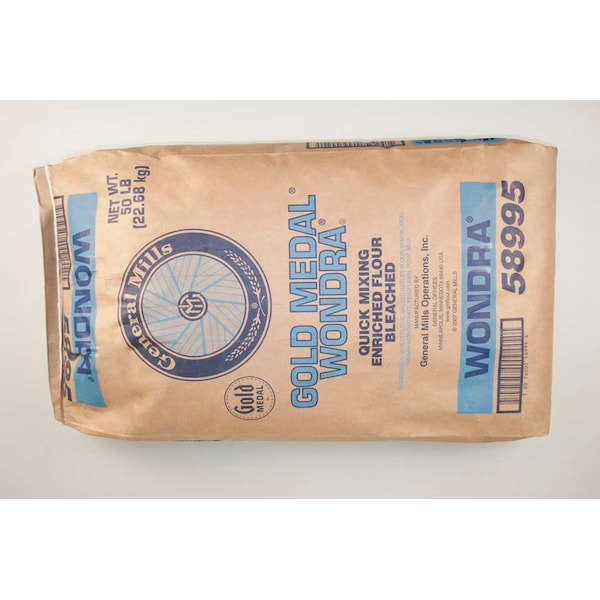 Gold Medal Gold Medal Wondra Quick Mixing Enriched Bleached Malted Flour 50lbs - 16000-58995