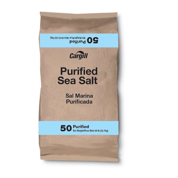 Cargill Cargill Purified Sea Salt Untreated 50lbs - 100011767