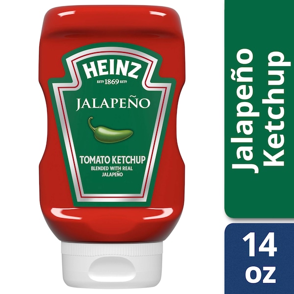 Heinz Heinz Jalapeno Ketchup 14 oz. Bottle, PK6 - 00013000709545