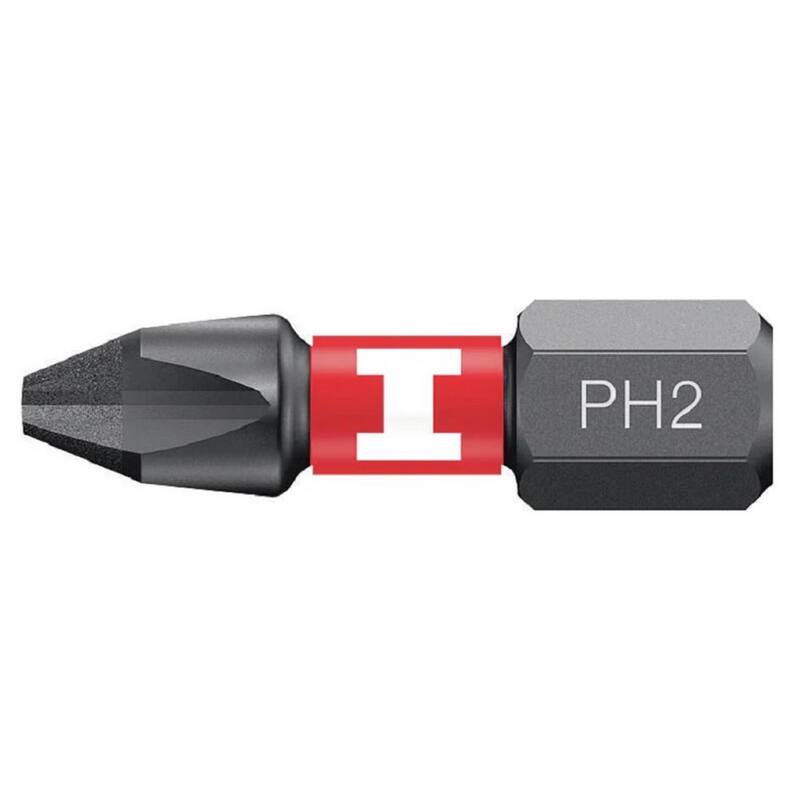 Hilti #2 1/4 in. Philips Hex Diamond 1 in. Impact Screwdriver Bit (10-Pack) - 2039116

Punta de destornillador de impacto Philips Hex Diamond de 1 in. Hilti #2 1/4 in. (paquete de 10) - 2039116
