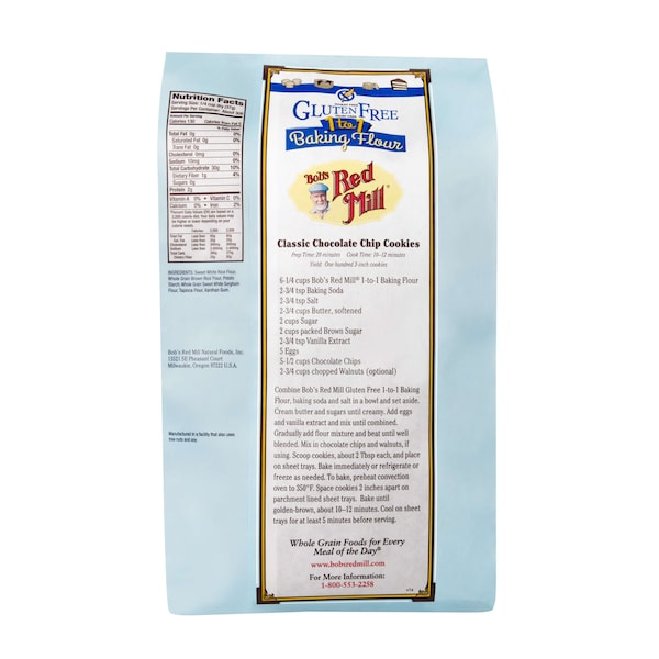 Bobs Red Mill Natural Foods Bob's Red Mill Gluten Free 1 To 1 Baking Flour 25lbs - 1601B25