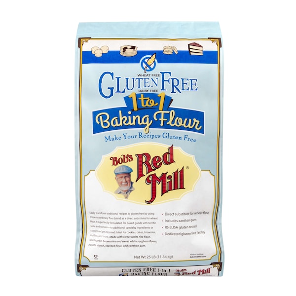 Bobs Red Mill Natural Foods Bob's Red Mill Gluten Free 1 To 1 Baking Flour 25lbs - 1601B25