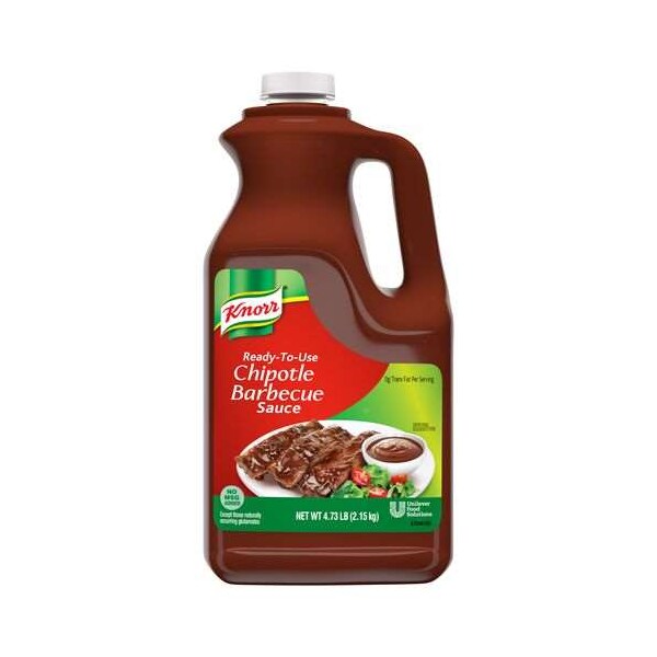 Knorr Knorr Ready To Use Chipotle Barbecue Sauce .5 gal. Jug, PK4 - 4800191665