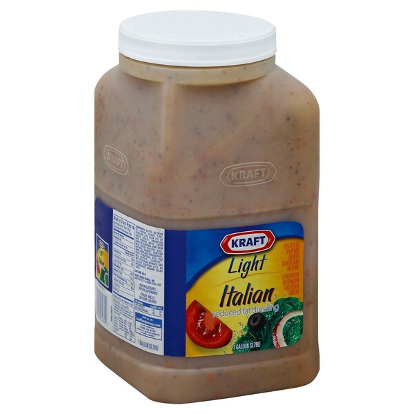 Kraft Light Done Right Reduced Fat Italian Dressing 1 gal. Container, PK4 - 10021000643896