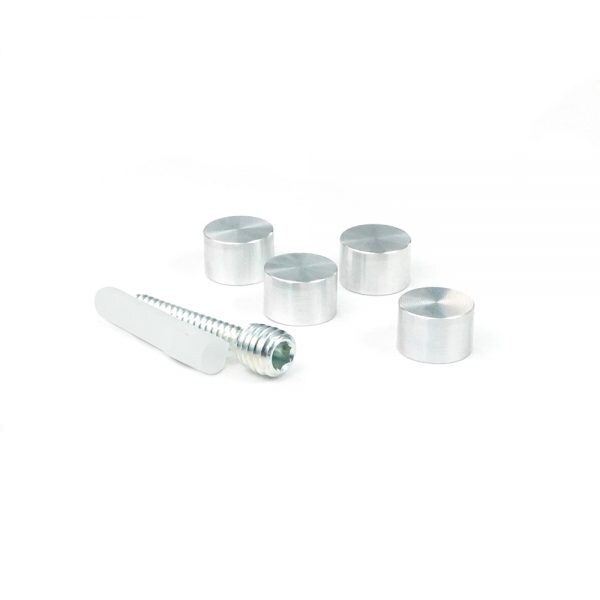 Simply Standoffs Round Standoffs, Aluminum Bright - OEMK-FM50AL
