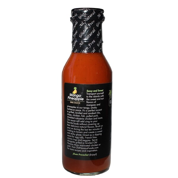 Old Havana Foods Old Havana Foods Mango Pineapple BBQ Sauce 12 oz - MPBBQ12