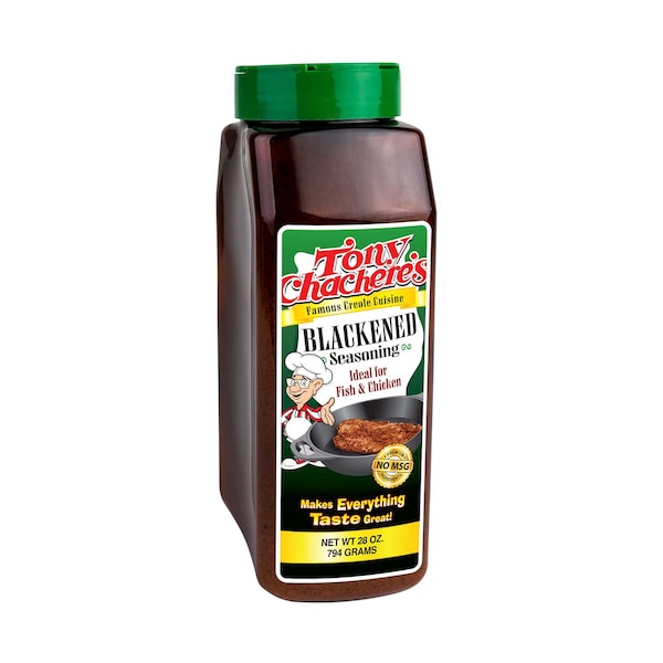 Tony Chacheres Creole Foods Tony Chachere's Blackened Seasoning 28 oz., PK6 - 32702