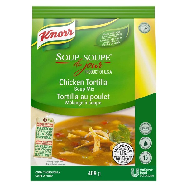 Knorr Knorr Soup Du Jour Chicken Tortilla Mix 14.4 oz., PK4 - 84124169