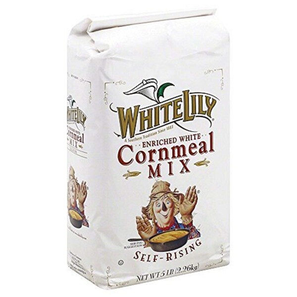 White Lily Self Rising Cornmeal 5lbs, PK8 - 3250002388