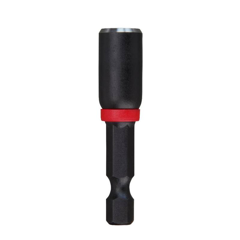 Milwaukee SHOCKWAVE Impact Duty 1/4 pulg. x 1-7/8 pulg. de Acero de Aleación con Puntal Magnético para Tuerca (Paquete de 1) - 49-66-4502