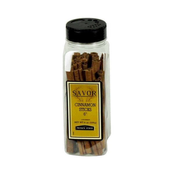 Savor Imports Savor Imports 6" Cinnamon Stick 8 oz., PK6 - 659138103284